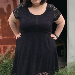 BLACK LACE TORRID DRESS